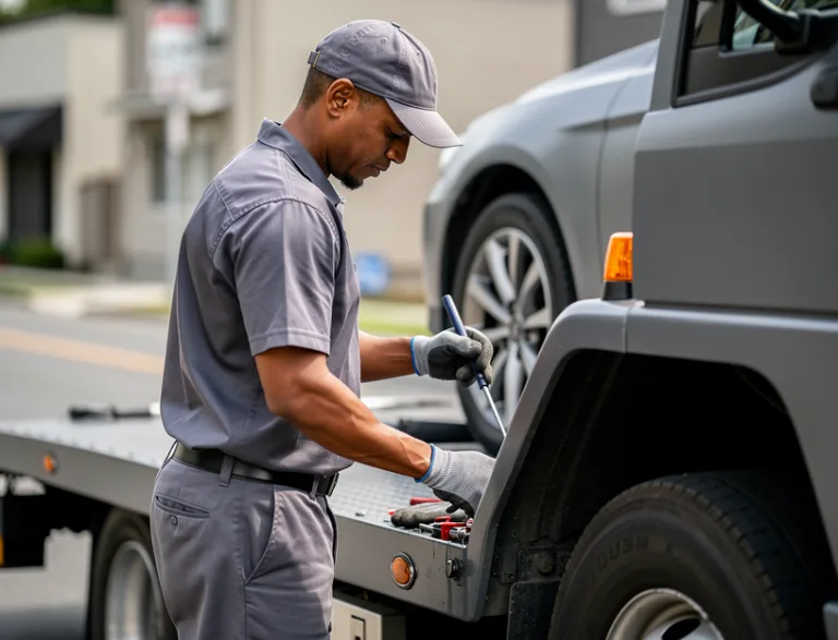 Car towing Rimouski